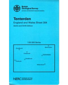 Tenterden E304 Solid and Drift geology map