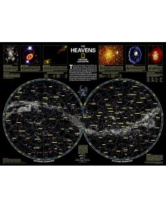 The Heavens Map Tubed