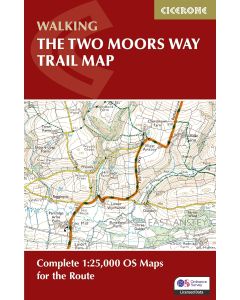 The Two Moors Way Trail Map