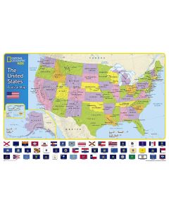 The United States for Kids Map tubed