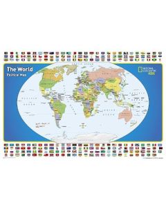 The World for Kids Map tubed