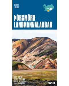 Thorsmork Landmannalaugar 1:100 000