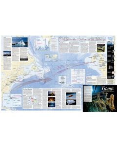 Titanic: 2 sided Map Laminated