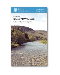 Tomatin Bedrock geology amp superficial deposits map