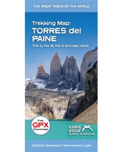 Torres del Paine Trekking Map