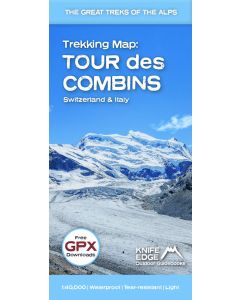 Tour des Combins Trekking Map 1 40 000