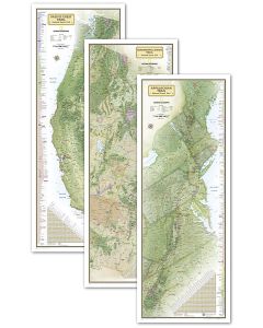 Triple Crown of Hiking Map in gift box