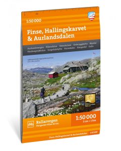 Turkart Finse Hallingskarvet amp Aurlandsdalen 150 000