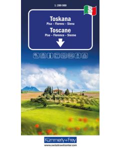 Tuscany Toscana Road Map