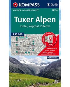 Tuxer Alpen, Inntal, Wipptal, Zillertal K34