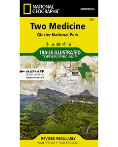 Two Medicine: Glacier National Park Map