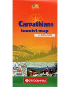 Ukrainian Carpathians Tourist Map 1300000