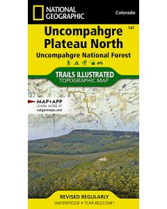 Uncompahgre Plateau North Map Uncompahgre National Forest