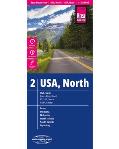 USA, North 1:1250000 : Idaho, Montana, Wyoming, North Da