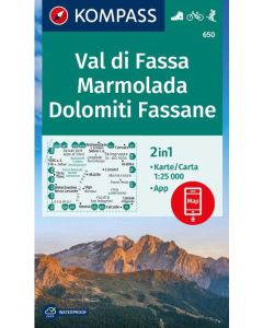 Val di Fassa Marmolada Gruppo di Sella K650 125000