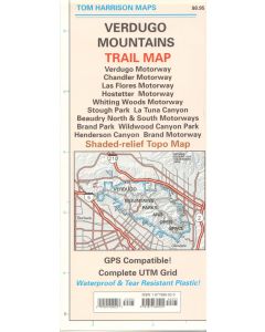 Verdugo Mountains trail map