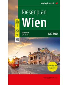 Vienna giant map city atlas 112500