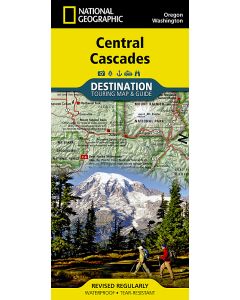 Washington and Oregon Central Cascades Map