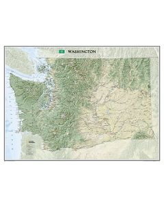 Washington Map Tubed