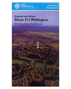 Wellington Bedrock geology and superficial deposits map