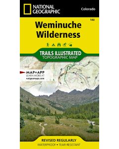 Weminuche Wilderness Map