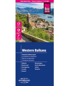 Western Balkans 1:725000 : Albania, Bosnia und Herzegovin
