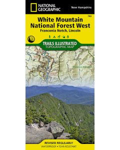 White Mountain National Forest West Map Franconia Notch
