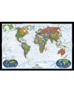 World Decorator Map Tubed