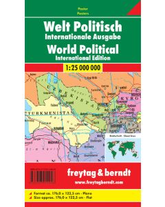 World political International, 1:25 million, Largeformat