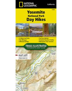 Yosemite National Park Day Hikes Map