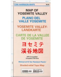 Yosemite Valley Map 124000